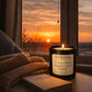 Vanilla & Cedarwood Candle, Luxury Scented Soy Candle 7Oz, Cozy Sweet Fragrance for Home, Long Lasting Aromatherapy Candle, Gift for Women, Modern Jar Candle