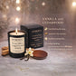 Vanilla & Cedarwood Candle, Luxury Scented Soy Candle 7Oz, Cozy Sweet Fragrance for Home, Long Lasting Aromatherapy Candle, Gift for Women, Modern Jar Candle