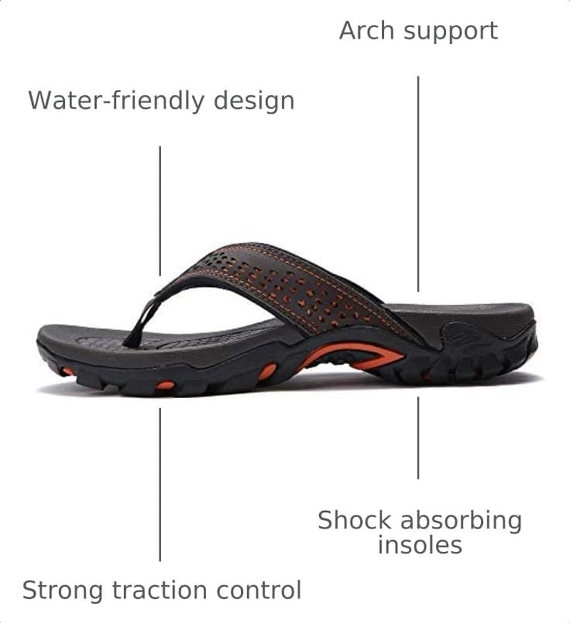 Mens Thong Sandals Indoor and Outdoor Beach Flip Flop