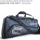Heavy Duty BJJ Duffel Bag & Backpack in 1 - Large Pocket for Sweaty Gi, Rashguards, or Shoes - Perfect Gym Bag for Brazilian Jiu Jitsu, Martial Arts, Boxing, MMA, Kickboxing, Muay Thai.