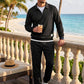 Men'S Tracksuit 2 Piece Outfits Quarter Zipper Sweatsuit