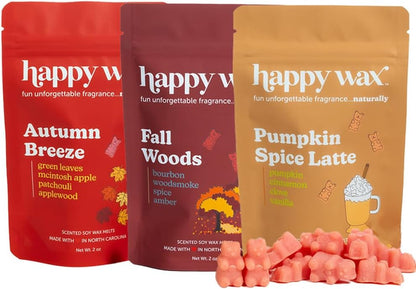Fall Scented Soy Wax Melts 6Oz Variety Pack - Fall Mix