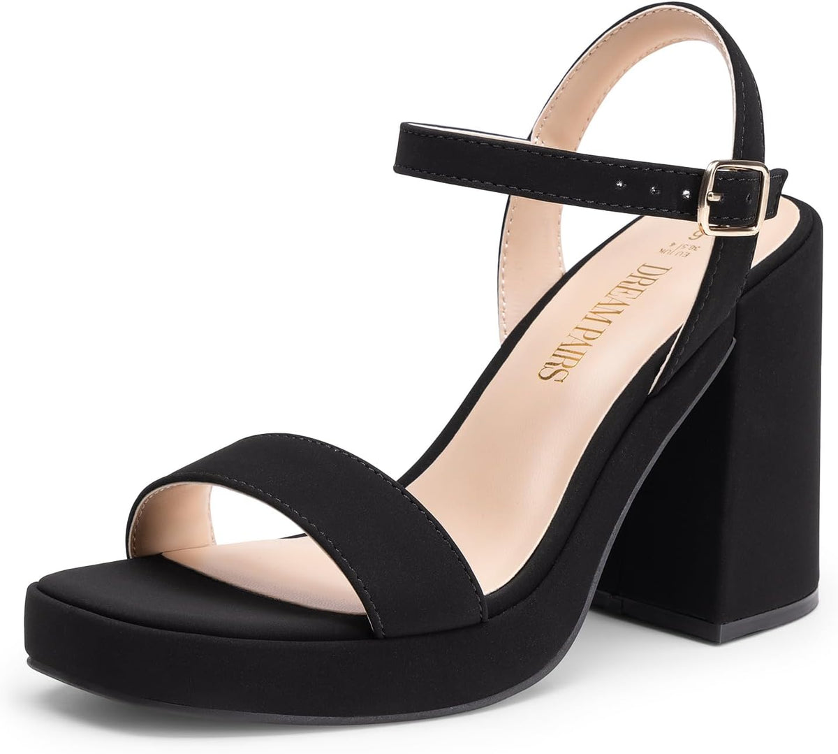 Heels for Women Block Chunky Platform Sandal