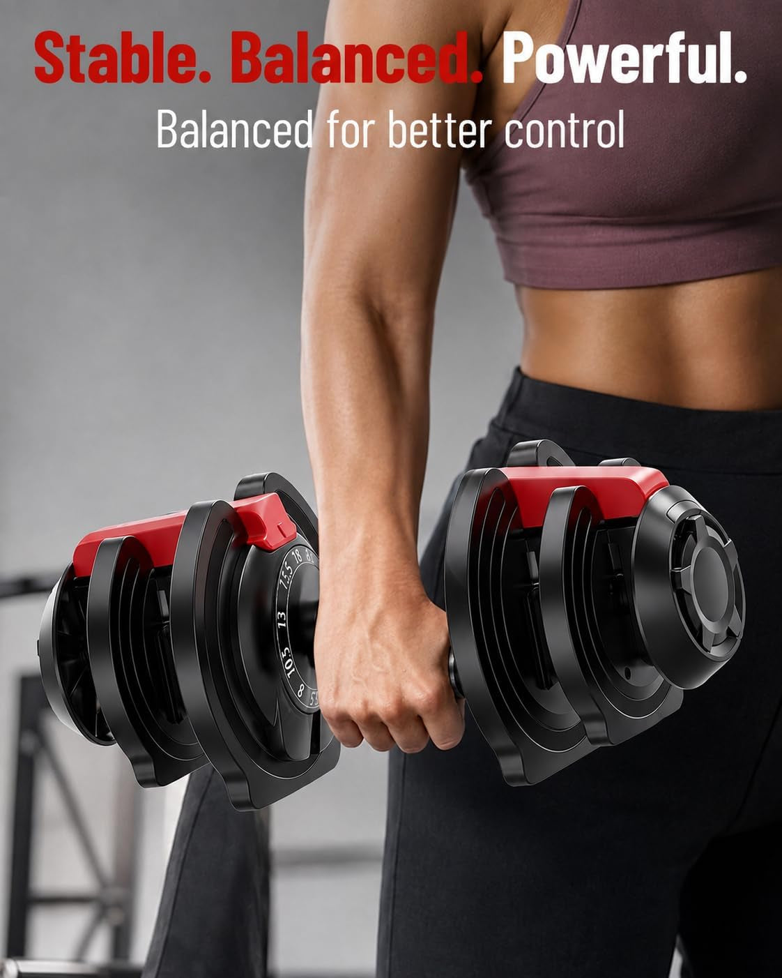 28/40/50/90 Lbs Adjustable Dumbbell Set, Adjustable Dumbbells