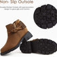 Girls Ankle Boots Low Block Heel Glitter Bowknot Zipper Chelsea Booties Little Kid Big Kids