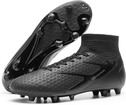 Men'S High Tops Lace up Soccer Cleats