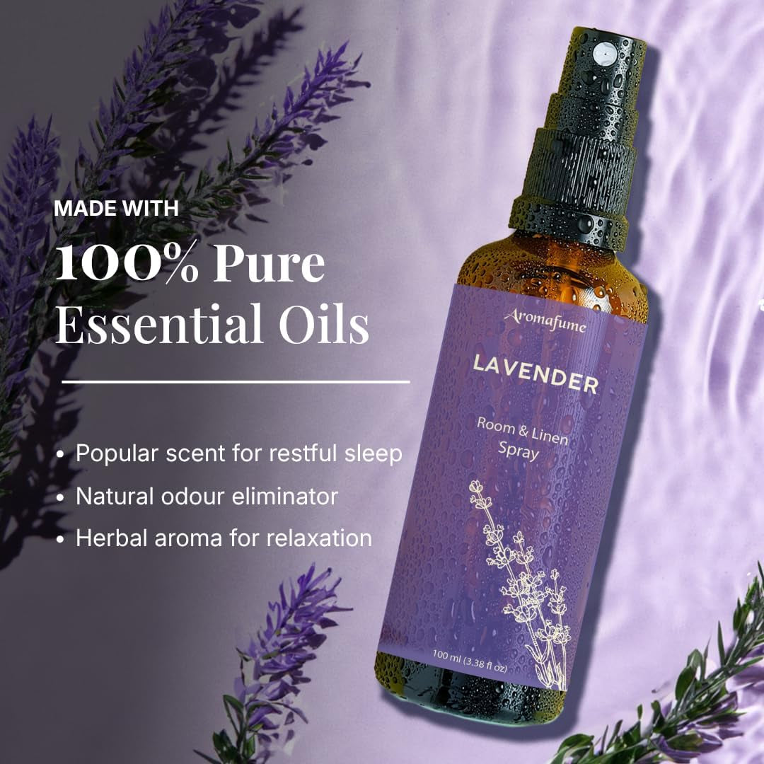 Lavender Air Freshener Spray for Room, Linen & Pillow 100Ml by
