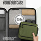 Hanging Travel Toiletry Bag, 18 Compartments - Forest Green