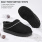 Girls Slippers Kids Fuzzy House Shoes Slip-On
