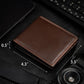 Genuine Leather Wallet for Men Bifold RFID Blocking Wallets with 12 Card Slots, 2ID Window & 2 Cash Pocket - Includes Gift Box (Coffee Brown)