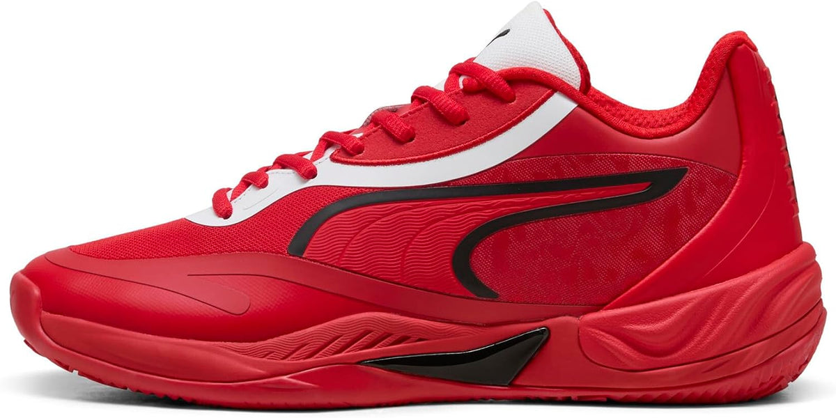 PUMA Mens All-Pro Nitro Skybreak Basketball Sneakers Shoes - Pink, White