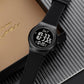 Digital Watch for Women Waterproof Black Wristwatch Sports Mens Stopwatch