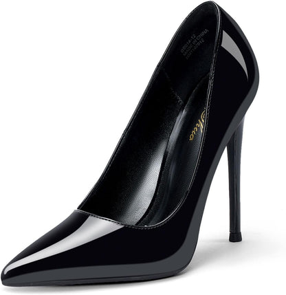 Women'S 4.7 Inch Pumps Pointy Toe Stiletto Sexy High Heels Work Party Wedding Shoes