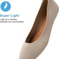 Women'S Ballet Flats round Toe Soft Knit Ballerina Flats Slip on Dress Shoes for Women Walking Dressy Casual Work Wedding