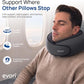 Memory Foam Travel Neck Pillow, 360° Support for Airplane & Car