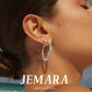 Sterling Silver Hoop Earrings Hypoallergenic Thick Silver Earrings