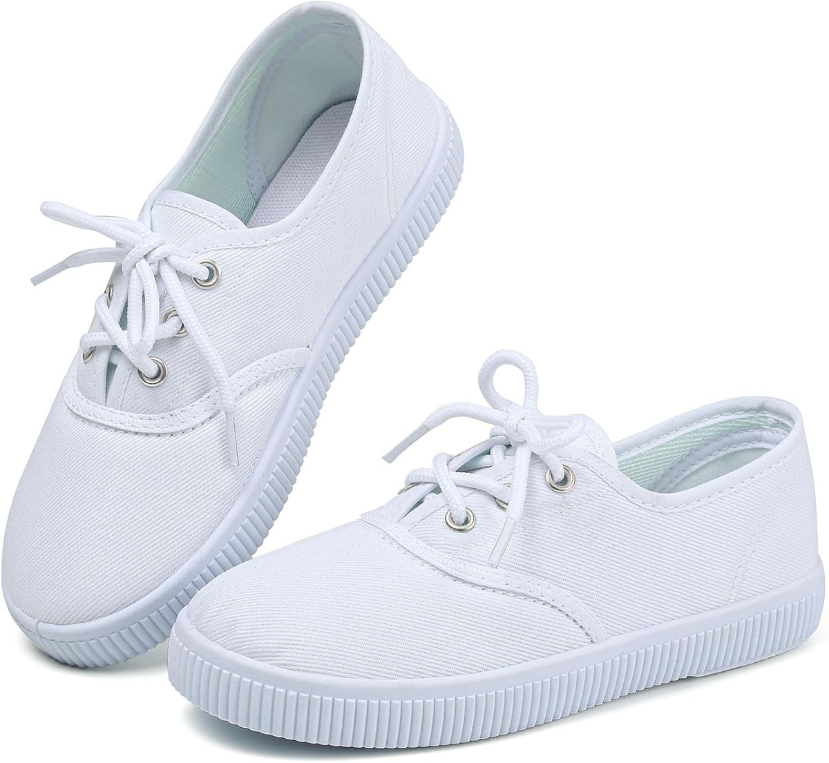 Boy'S Girl'S Kids White Canvas Shoes(Toddler/Little Kids/Big Kids)