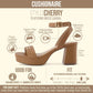 Women'S Cherry Platform Dress Sandal +Memory Foam and Wide Widths Available