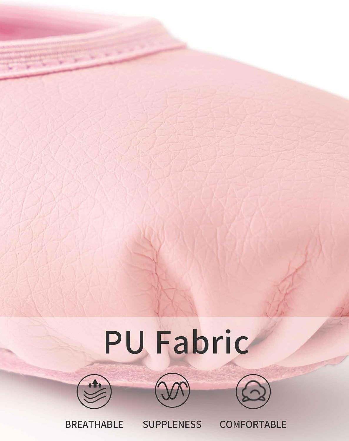 Toddler Girls Boys Ballet Shoes PU Leather Dance Slippers for Little/Big Kids