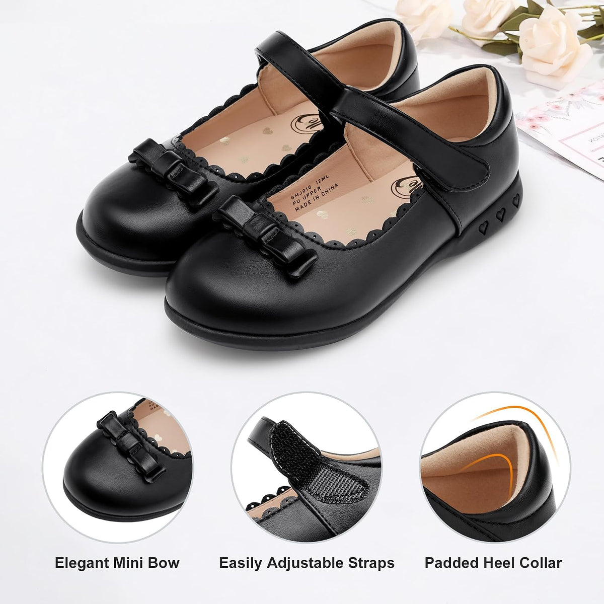 School Shoes for Girls Mary Jane Dress Shoes