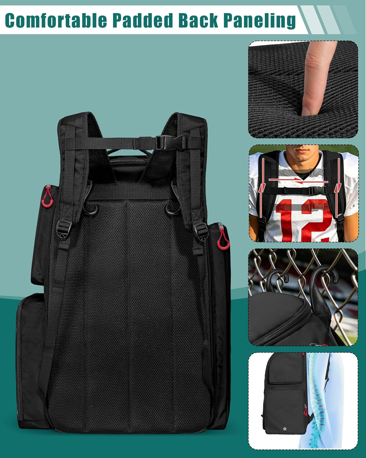 Football Equipment Bag, Football Backpack, Football Gear Bag