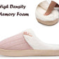 Women'S Fuzzy House Slippers Memory Foam Cute Ladies Home Shoes