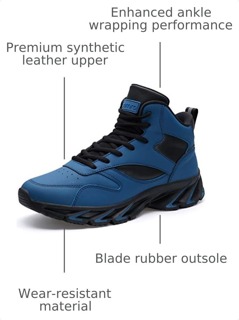 Men'S Stylish Sneakers High Top Athletic-Inspired Shoes