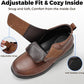 Extra Wide Mens Boots Diabetic Dress Oxford Business Casual Boots