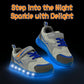 Toddler Light up Shoes for Boys Girls LED Flashing Tennis Sneakers