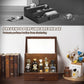 Cologne Organizer for Men, Wood Cologne Stand with Drawer, Large Capacity Cologne Shelf with Cologne Holder Display Large Storage Size15.6 * 11.8 * 6.1In