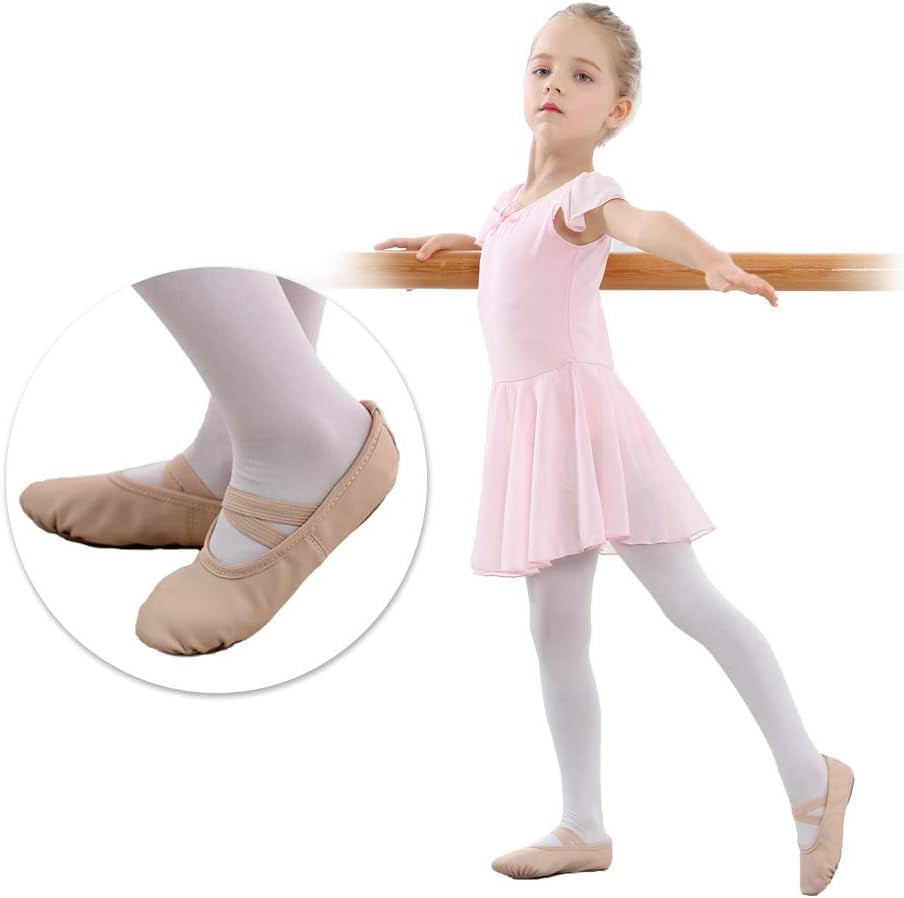 Ballet Shoes for Girls Toddler Soft Leather Split Sole