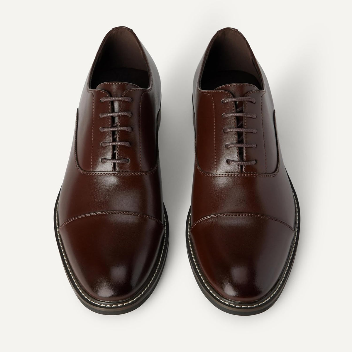 Men'S Cap Toe Oxford Dress Shoes