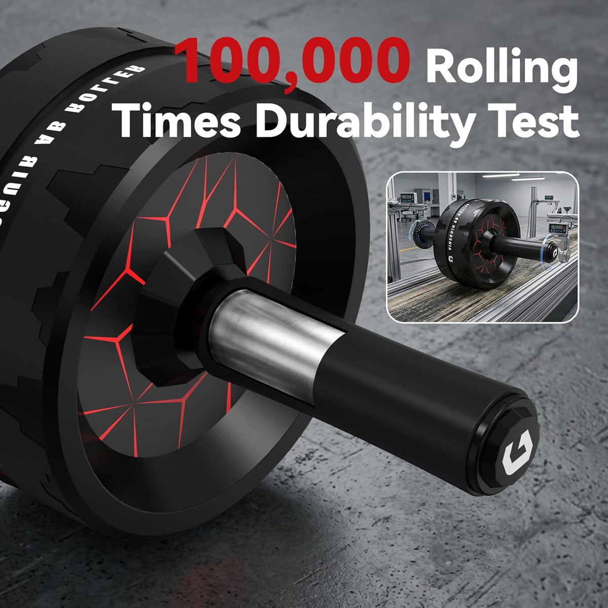 Ab Roller Wheel for Home Gym, Abs & Core Strength Workout with Knee Pad Set