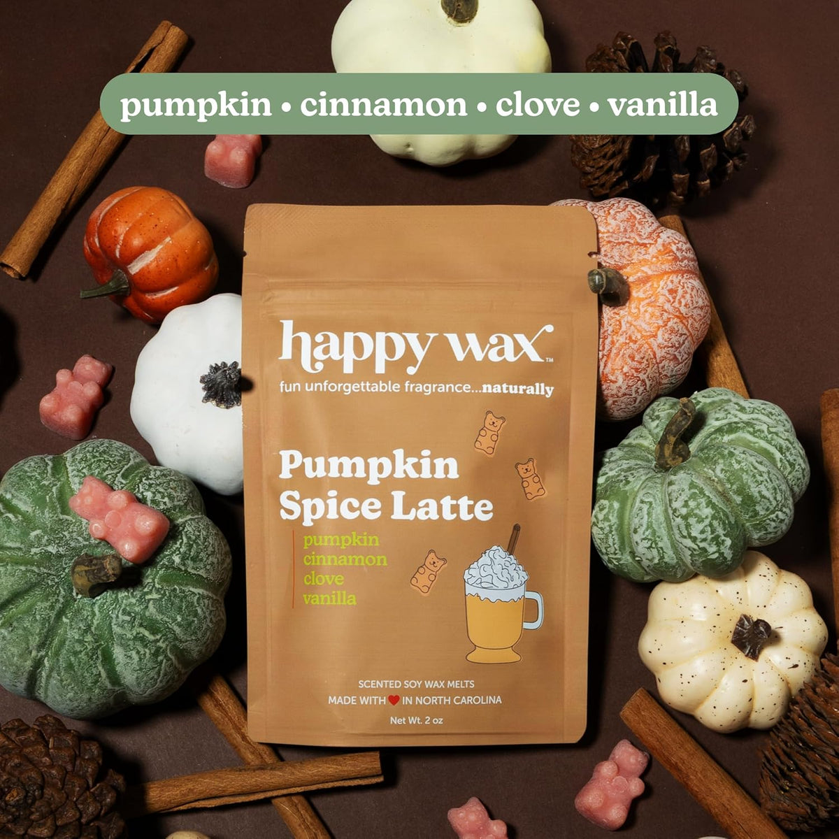 Fall Scented Soy Wax Melts 6Oz Variety Pack - Fall Mix