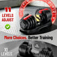 28/40/50/90 Lbs Adjustable Dumbbell Set, Adjustable Dumbbells