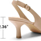 Women'S Kitten Slingback Heels Pumps