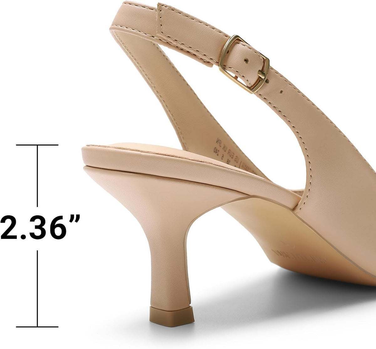Women'S Kitten Slingback Heels Pumps