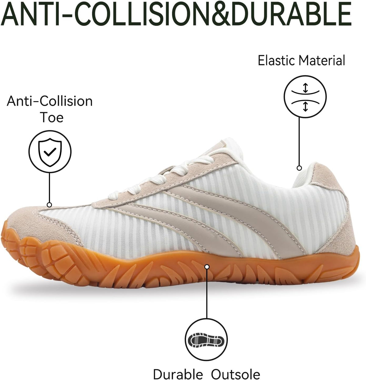 Barefoot Shoes Women Casual Sneakers,Wide Toe Box Shoe Women Zero Drop Shoe