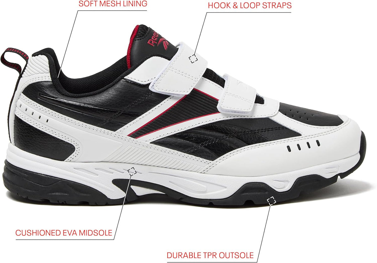 Rapid Strike KC Walking Mens Shoes, Comfortable Hook & Loop Training Sneakers for Men
