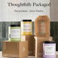 Bamboo Peony Scented Candles for Home, Large 19.4Oz Organic Soy Wax