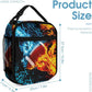 3PCS Ice&Fire Football Backpack Set,Cool Shoulders Backpack Lightweight Durable Laptop Bag with Lunch Bag, 17 Inch Large Capacity Multi-Pocket Daypack for Travel(Cool Football)