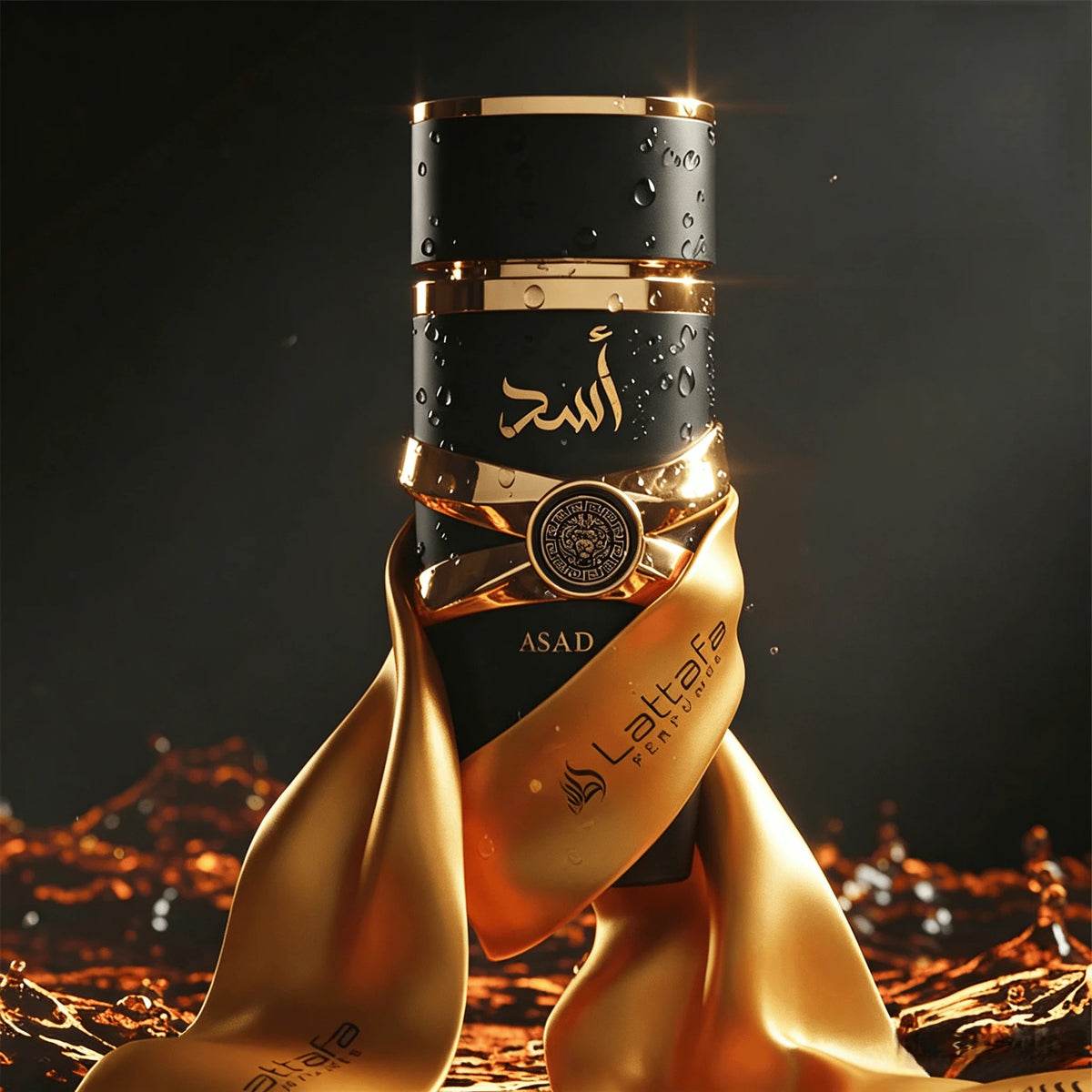 Lattafa Perfumes Asad for Unisex Eau De Parfum Spray, 3.4 Ounce