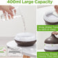 400Ml Aromatherapy Essential Oil Diffuser 10 Oils Gift Set, Dark