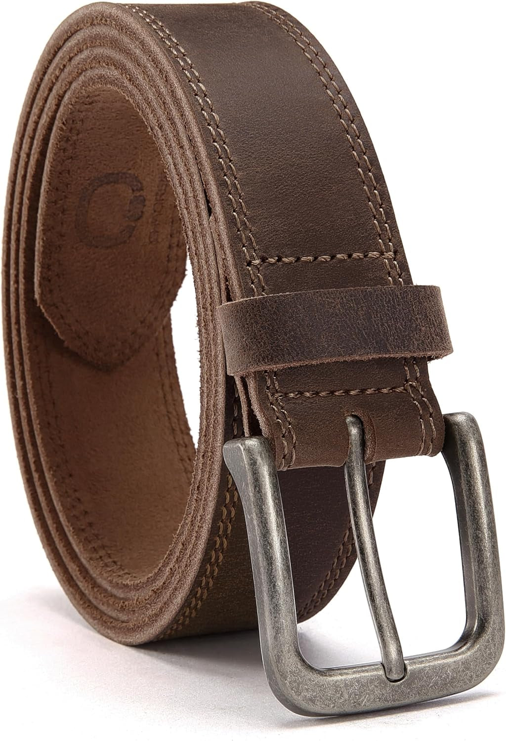 Mens Belts Leather 35Mm for Jeans - Tough at Work, Sharp Daily