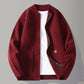 Men'S Knitted Ribbed Zip Cardigan
