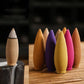 100G Natural Oversized Backflow Incense Cones 30 Minutes Sandalwood Lavender Scents for Home Jasmine Big Cone Incense