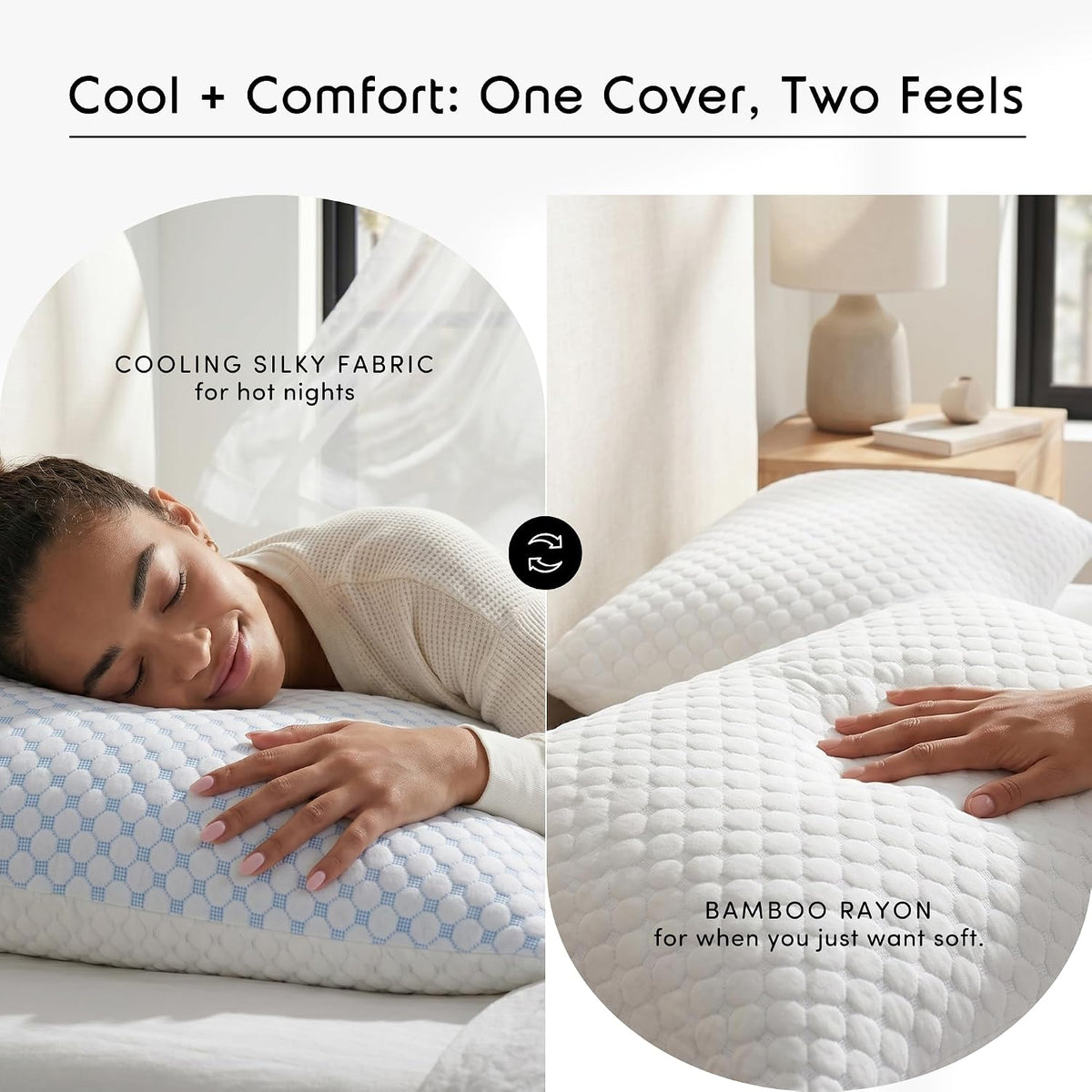 Cooling Memory Foam Body Pillow
