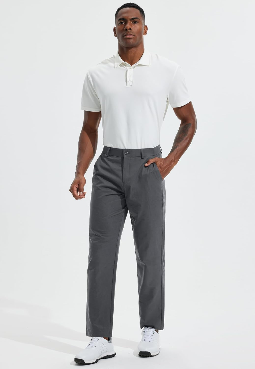 Men'S Golf Pants 30"/32"/34" Business Casual Suit Slacks