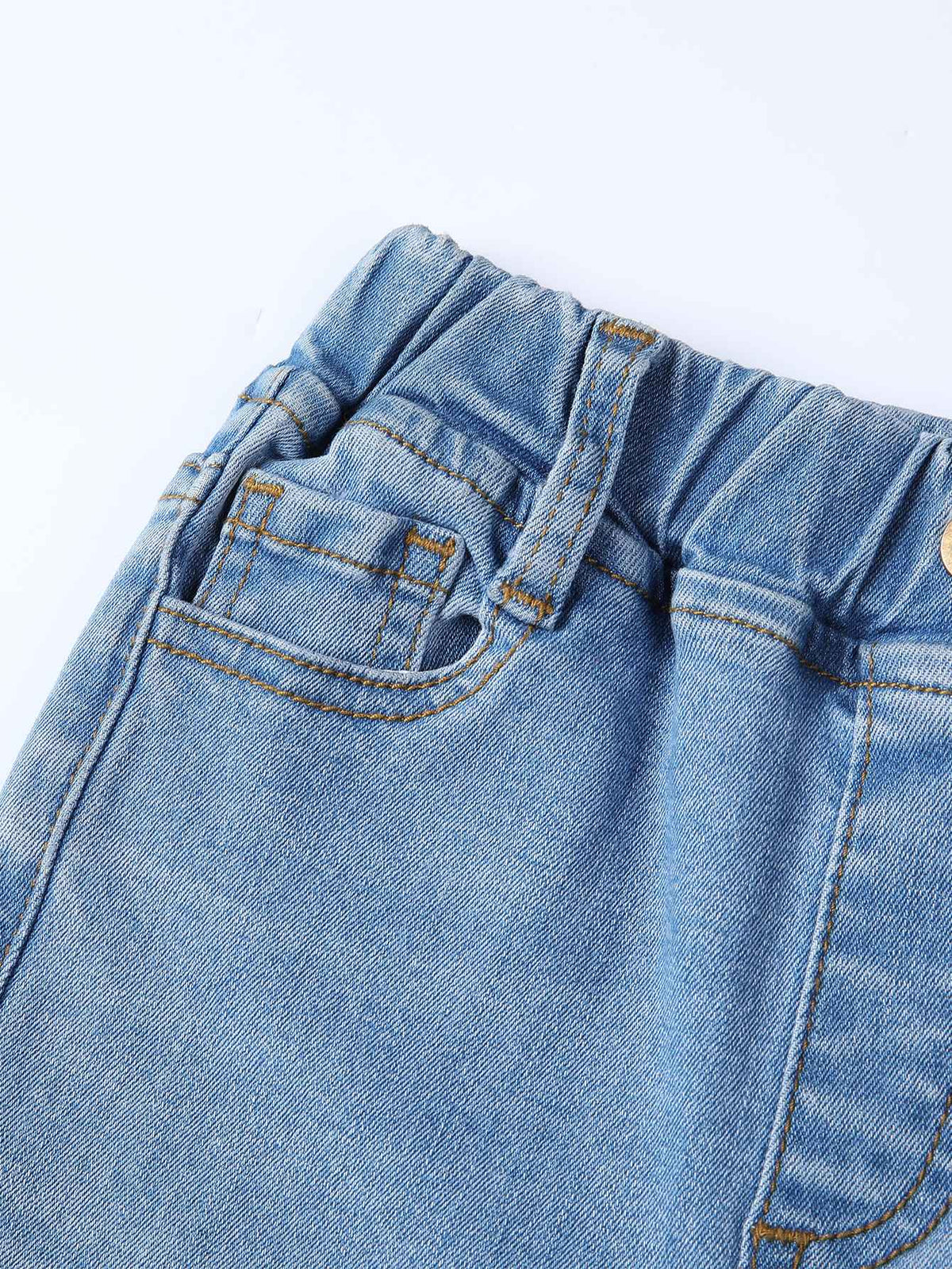 Toddler Boys Cat Scratch Washed Tapered Jeans