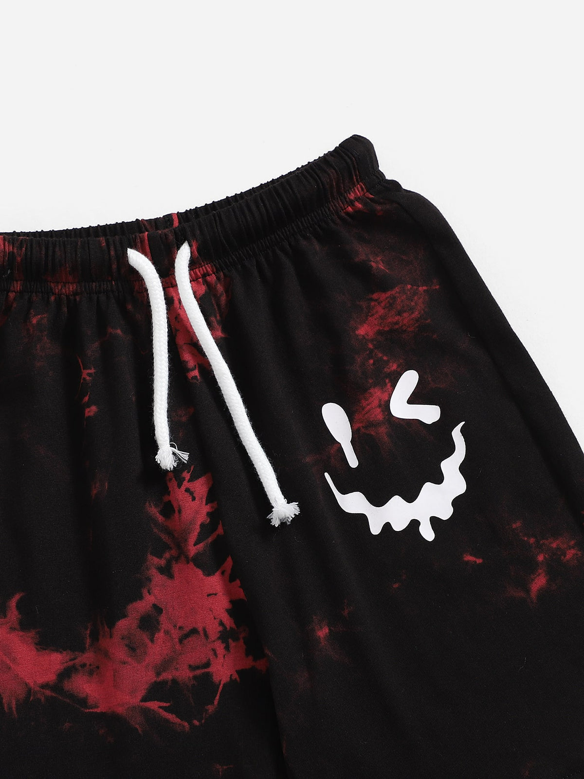 Toddler Boys Tie Dye Cartoon Graphic Tee Track Shorts Set